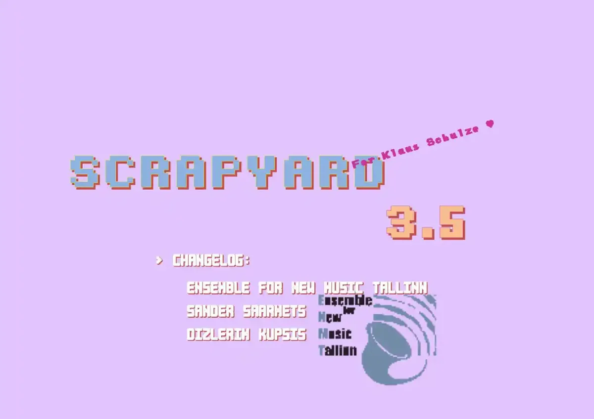 SCRAPYARD 3.5 for Klaus Schulze